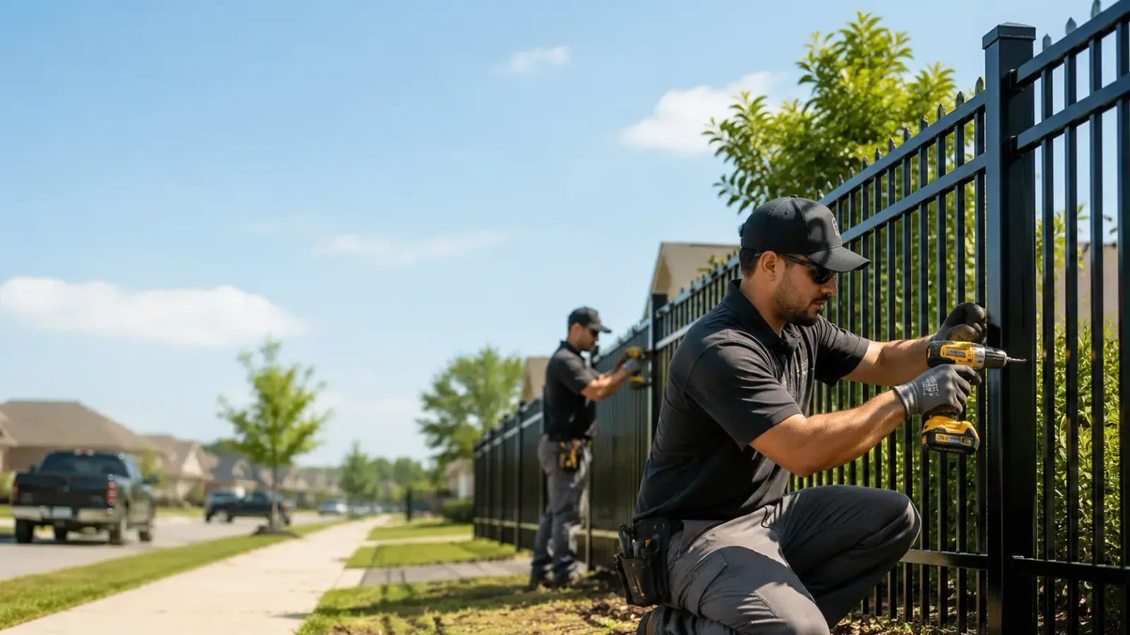 Metal Fence Installation in Century, FL